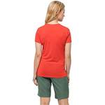 Funktionsshirt von Jack Wolfskin, in der Farbe Orange, aus Polyester, andere Perspektive, Vorschaubild