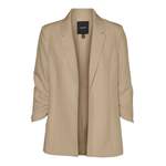 Kurzblazer von Vero Moda, in der Farbe Beige, aus Polyester, andere Perspektive, Vorschaubild