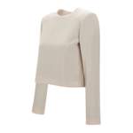 Sonstige Pullover von Theory, in der Farbe Beige, aus Polyester, andere Perspektive, Vorschaubild