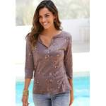 Shirt von Lascana, in der Farbe Beige, aus Polyester, andere Perspektive, Vorschaubild