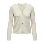 Strickjacke von Only, in der Farbe Beige, aus Polyester, andere Perspektive, Vorschaubild