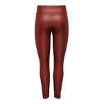 Leggings von Only, in der Farbe Rot, aus Polyurethan, andere Perspektive, Vorschaubild