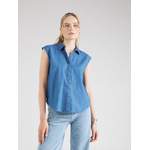 Jeansbluse von JDY, in der Farbe Blau, aus Baumwolle, andere Perspektive, Vorschaubild