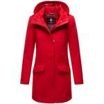 Winterjacke von Marikoo, in der Farbe Rot, andere Perspektive, Vorschaubild