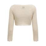 Sweatshirt von Only, in der Farbe Beige, aus Polyester, andere Perspektive, Vorschaubild