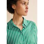 Klassische Bluse von Street One, in der Farbe Grün, aus Webstoff, andere Perspektive, Vorschaubild