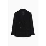 Jackenblazer von PATRIZIA PEPE, in der Farbe Schwarz, aus Polyester, andere Perspektive, Vorschaubild