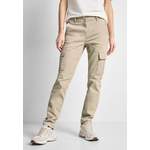 Cargohose von cecil, in der Farbe Beige, andere Perspektive, Vorschaubild