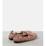 Klassische Ballerina von Acne Studios, in der Farbe Rosa, andere Perspektive, Vorschaubild