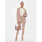 Kurzblazer von Vero Moda, in der Farbe Beige, aus Polyester, andere Perspektive, Vorschaubild