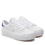 Plateau Sneaker von Lacoste, in der Farbe Weiss, aus Textil, andere Perspektive, Vorschaubild