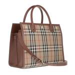 Henkeltasche von Burberry, in der Farbe Beige, aus Leder, andere Perspektive, Vorschaubild