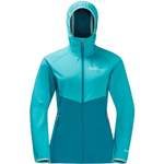 Softshelljacke von Jack Wolfskin, in der Farbe Blau, aus Polyester, andere Perspektive, Vorschaubild