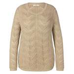 Sonstige Pullover von Emilia Lay, in der Farbe Beige, aus Metallfaser, andere Perspektive, Vorschaubild