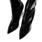 Sonstige Stiefelette von Moschino, in der Farbe Schwarz, aus Kunstleder, andere Perspektive, Vorschaubild