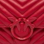 Sonstige Handtasche von pinko, in der Farbe Rot, aus Leder, andere Perspektive, Vorschaubild