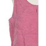 Klassische Bluse von Doris Streich, in der Farbe Rosa, aus Leinen, andere Perspektive, Vorschaubild