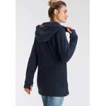 Fleecejacke von Kangaroos, in der Farbe Blau, aus Fleece, andere Perspektive, Vorschaubild