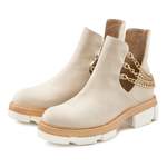 Chelsea-Boot von Lascana, in der Farbe Beige, aus Textil, andere Perspektive, Vorschaubild