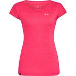 T-Shirt von Salewa, in der Farbe Rot, aus Polyester, andere Perspektive, Vorschaubild