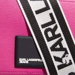 Umhängetasche von Karl Lagerfeld Jeans, in der Farbe Rosa, aus Kunstleder, andere Perspektive, Vorschaubild