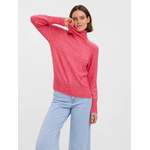 Rollkragenpullover von Vero Moda, in der Farbe Rosa, aus Polyacryl, andere Perspektive, Vorschaubild