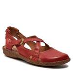 Sandale von Josef Seibel, in der Farbe Rot, aus Leder, andere Perspektive, Vorschaubild