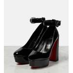 Plateaupump von Christian Louboutin, in der Farbe Schwarz, andere Perspektive, Vorschaubild