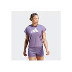 T-Shirt von adidas performance, in der Farbe Lila, aus Polyester, andere Perspektive, Vorschaubild