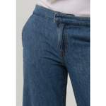 Weite Jeans von TwinSet Milano, in der Farbe Blau, aus Baumwolle, andere Perspektive, Vorschaubild