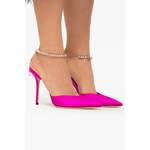 High Heel Pump von Jimmy Choo, in der Farbe Rosa, aus Leder, andere Perspektive, Vorschaubild