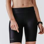 Fahrradhose von Kalenji, in der Farbe Schwarz, aus Polyester, andere Perspektive, Vorschaubild