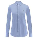 Klassische Bluse von Polo Ralph Lauren, in der Farbe Blau, aus Baumwolle, Vorschaubild