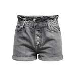 Shorts von Only, in der Farbe Grau, aus Baumwolle, andere Perspektive, Vorschaubild