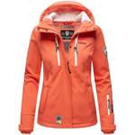 Softshelljacke von Marikoo, in der Farbe Orange, aus Polyester, andere Perspektive, Vorschaubild