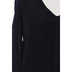 Klassische Bluse von PATRIZIA PEPE, in der Farbe Schwarz, aus Seide, andere Perspektive, Vorschaubild