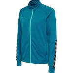 Trainingsjacke von Hummel, in der Farbe Blau, aus Polyester, andere Perspektive, Vorschaubild