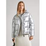 Daunenjacken & Steppjacke von Pepe Jeans, in der Farbe Silber, aus Polyester, andere Perspektive, Vorschaubild