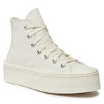 Hallenschuhe von Converse, in der Farbe Beige, aus Textil, andere Perspektive, Vorschaubild