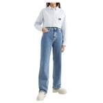 Weite Jeans von Tommy Hilfiger, in der Farbe Blau, aus Baumwollstoff, andere Perspektive, Vorschaubild
