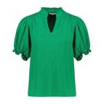 Klassische Bluse von Kate Storm, in der Farbe Grün, aus Baumwolle, andere Perspektive, Vorschaubild