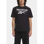 T-Shirt von Reebok, in der Farbe Schwarz, aus Baumwolle, andere Perspektive, Vorschaubild