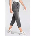 High Waist Jeans von Herrlicher, in der Farbe Grau, aus Polyester, andere Perspektive, Vorschaubild