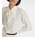 Bluse von Gucci, in der Farbe Weiss, andere Perspektive, Vorschaubild