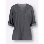 Klassische Bluse von WITT WEIDEN, in der Farbe Grau, andere Perspektive, Vorschaubild