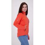 Fleecejacke von Lpo, in der Farbe Orange, andere Perspektive, Vorschaubild