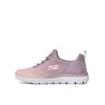 Slipper von Skechers, in der Farbe Rosa, aus Material-mix, andere Perspektive, Vorschaubild