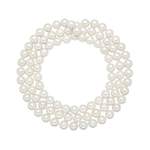 Perlenkette von Rafaela Donata, in der Farbe Weiss, andere Perspektive, Vorschaubild