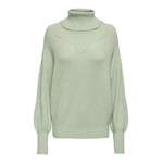 Rollkragenpullover von Only, in der Farbe Grün, aus Polyester, andere Perspektive, Vorschaubild