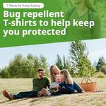 T-Shirt von Insect Shield, aus Polyester, andere Perspektive, Vorschaubild